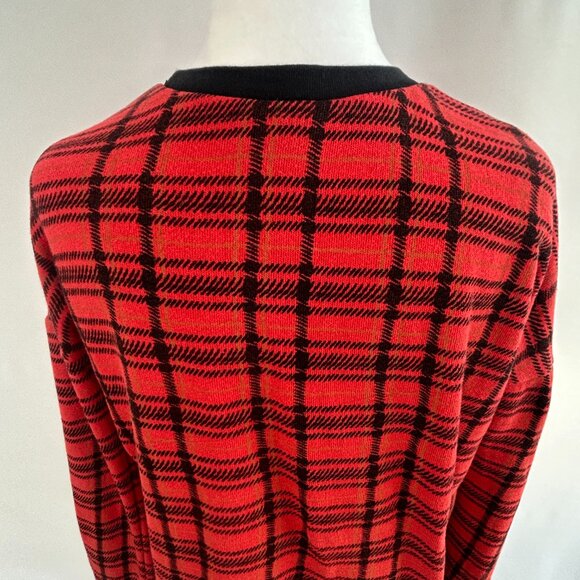Vans Plaid Streetwear Red, Black & Beige Sweatshirt – Women’s Small S - Picture 5 of 10